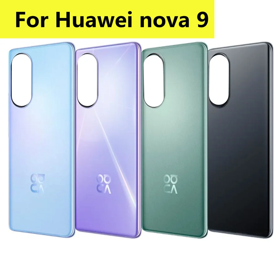 

Huawei NOVA 9 Battery Cover Back Glass Panel Rear Housing Door Case Replacement+Adhesive Sticker NAM-LX9