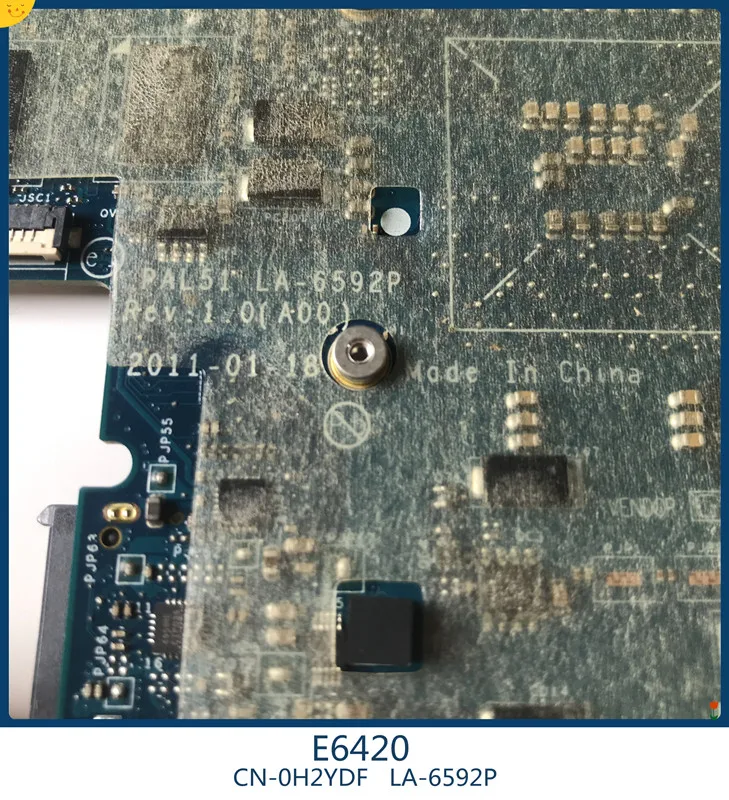 Материнская плата PAL51 LA-6592P для DELL E6420 0H2YDF CN-0H2YDF Главная плата ноутбука с графикой GeForce NVS4200M