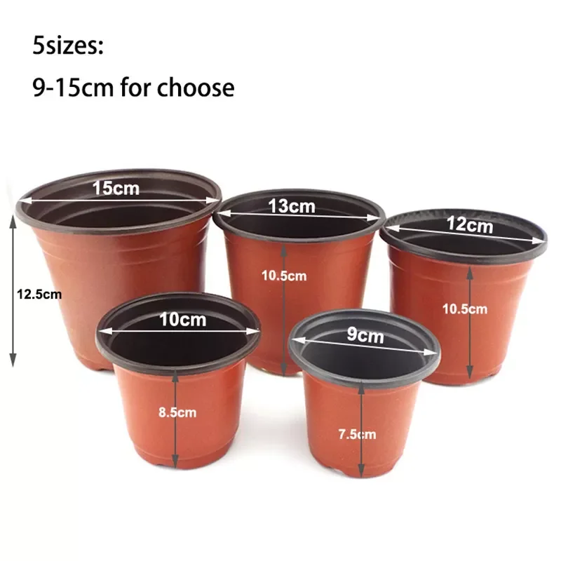 2022Jmt50pcs Plant Pot Planting Flower Nursery Starter cup Grow Home Flowerpot Gardening Container with Hollows Garden Tool