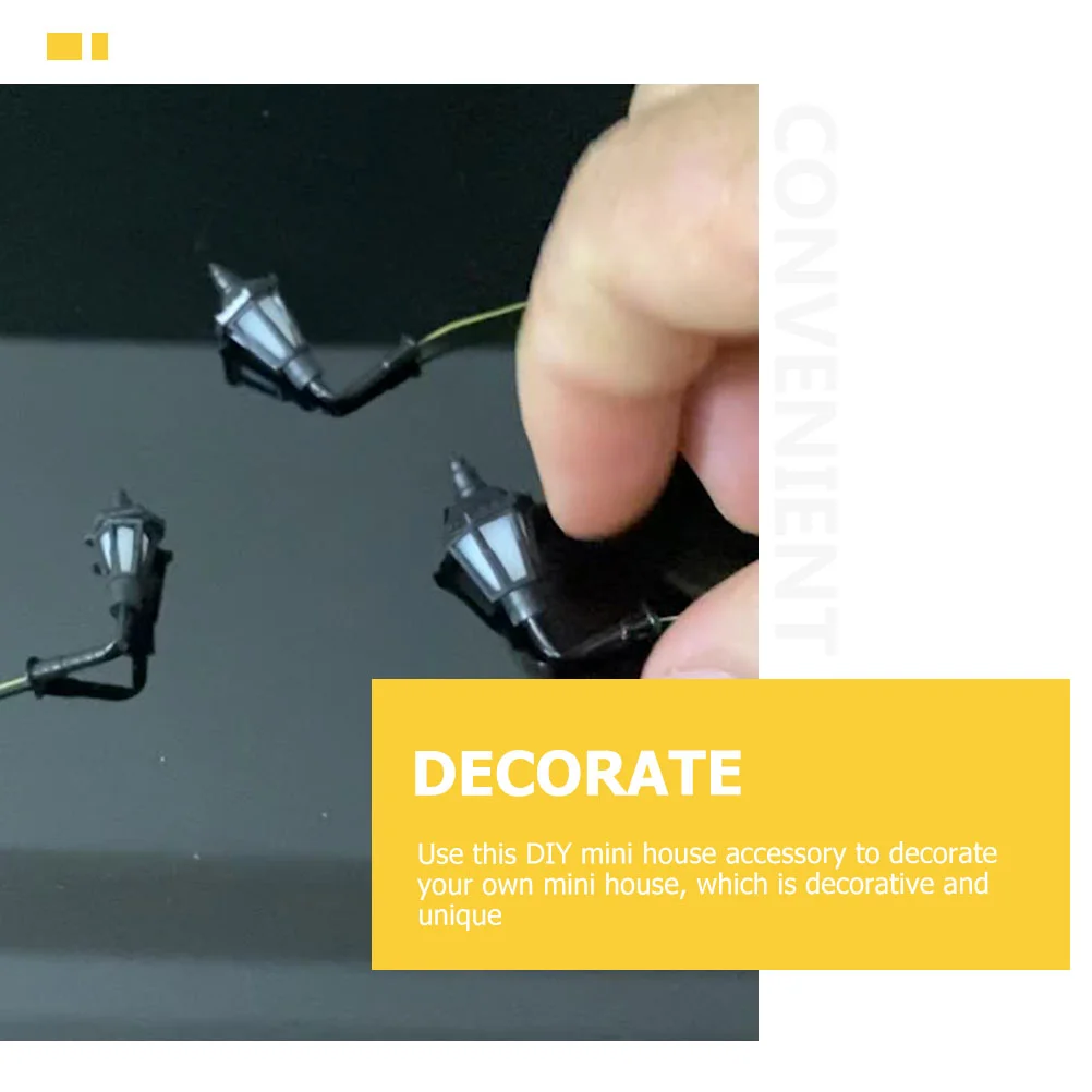 10 шт. микро пейзажный орнамент светильник песочный стол материалы настенный