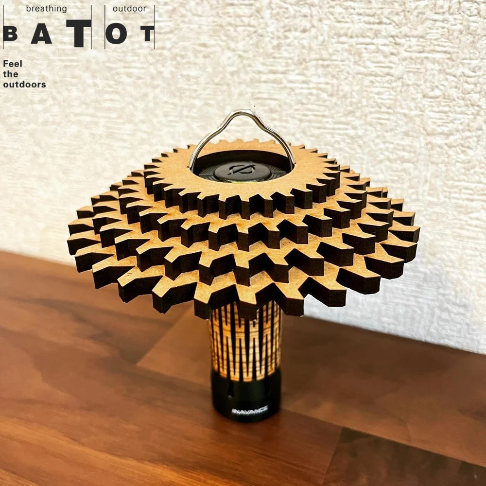 

BATOT Goal Zero Lantern Shade Handmade wooden Lampshade For BalckDog thousand winds GoalZero Lighthouse Micro Flash Lamp shade