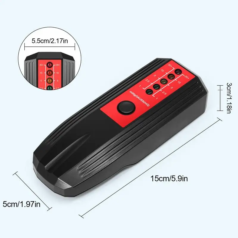 Цифровой детектор электромагнитного излучения с ЖК-дисплеем