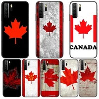 canada canadian flag black soft cover the pooh for huawei nova 8 7 6 se 5t 7i 5i 5z 5 4 4e 3 3i 3e 2i pro phone case cases