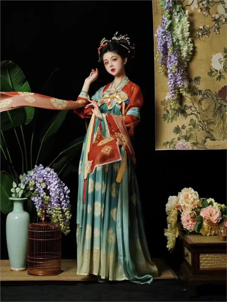 Женский костюм Hanfu в китайском стиле для Хэллоуина традиционная одежда китайская