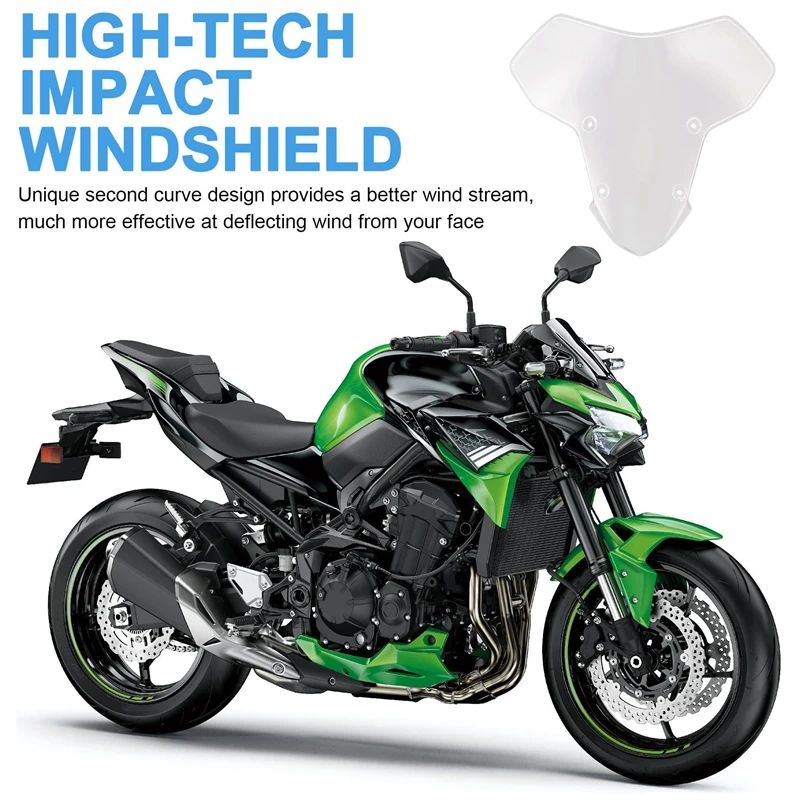 Лобовое стекло мотоцикла дефлекторы воздушного потока для Kawasaki Ninja Z-H2 21-2024 ZH2 Z H2 SE