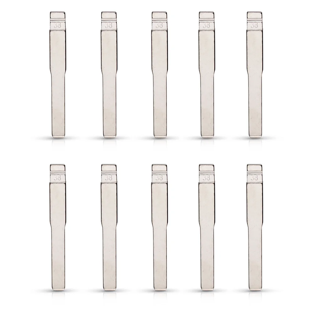 10 шт. металлический необрезанный флип KD дистанционный автомобильный ключ HU101 No.38