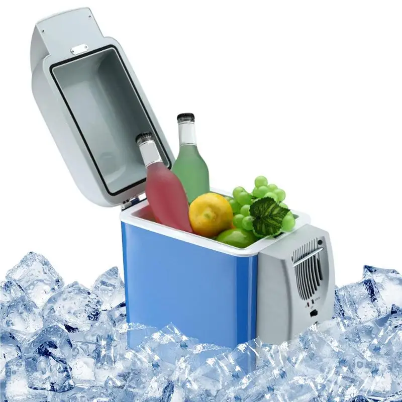 

Portable Dual Use 12V Mini Fridge 7.5L Compact Car Freezer Personal Refrigerator Car Fridge Cooler For Camping And Traveling