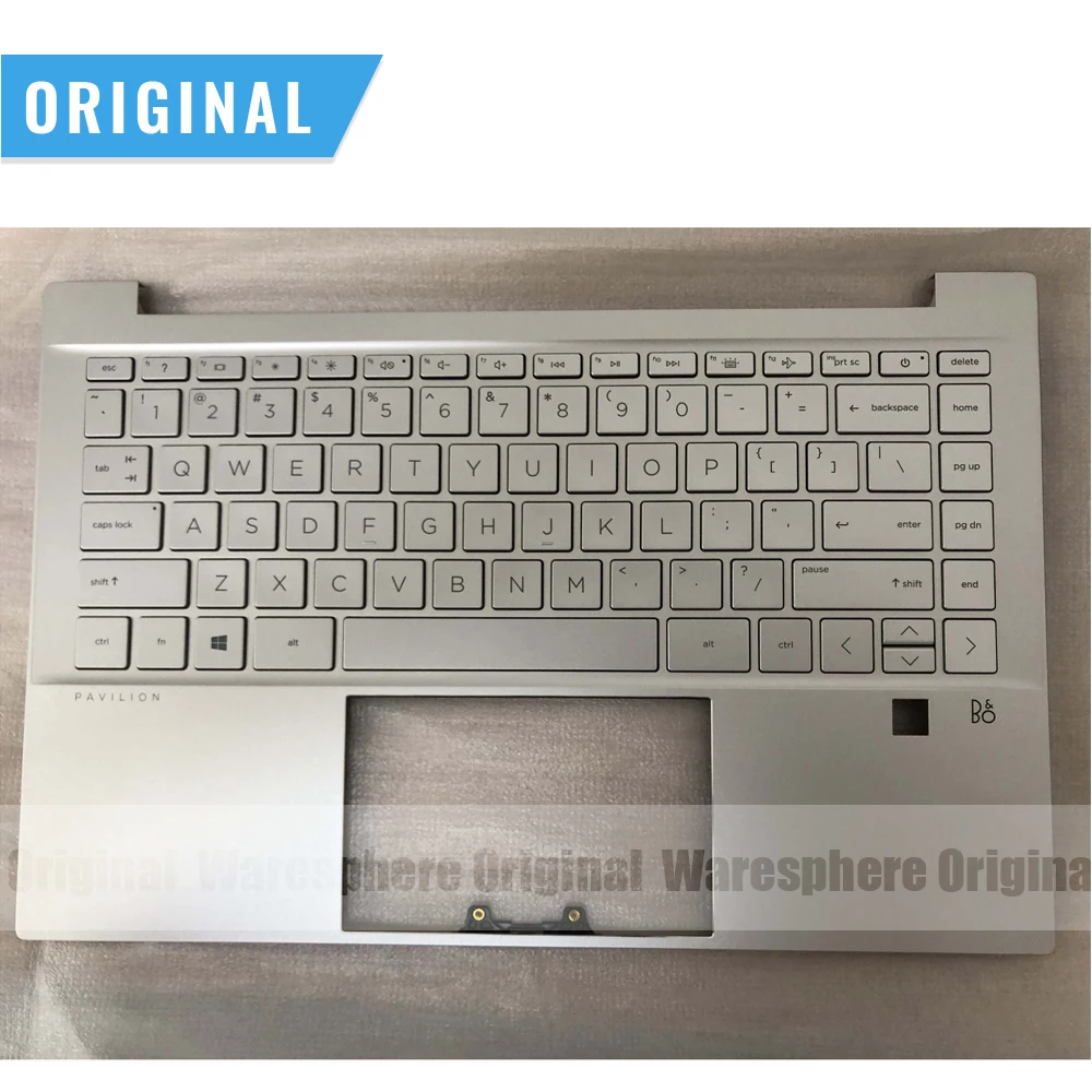 New Original Palmrest for HP Pavilion 14-DV Upper Case With Backlit Keyboard Fingerprint Hole M16651-001 52G7GTATP20 Sliver | Компьютеры и