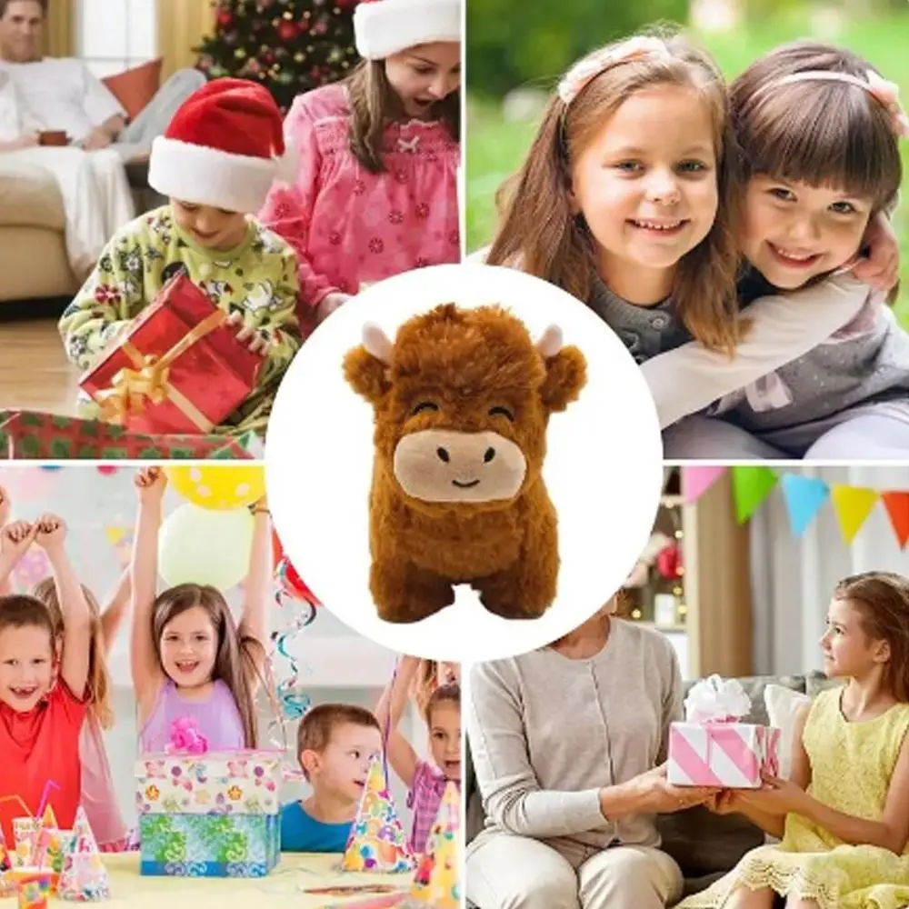 Милый пушистый бык горная корова легенда плюшевая игрушка Реалистичная пушистая