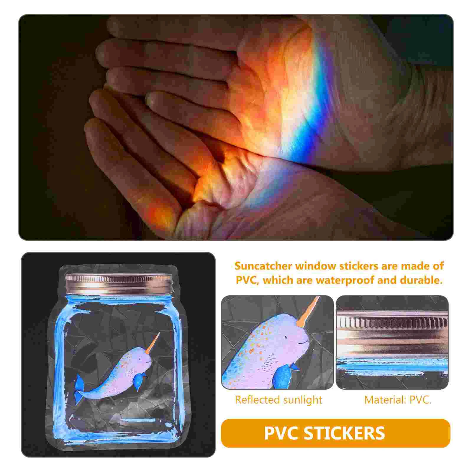 Призма статическая электриность ловец солнца наклейки окно из ПВХ пленка