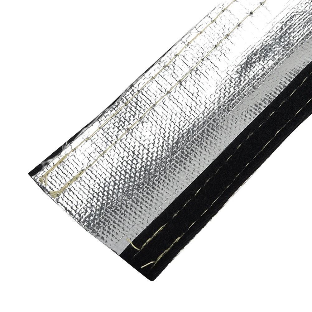 

1m Heat Shield Sleeve Accessories Cover High quality Parts Practical Tube Wrap Loom Hose Insulated Metallic Wire Useful