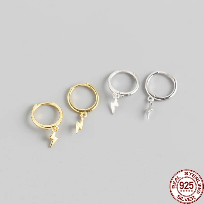 

Женские серьги из серебра 925 пробы, вечерние молнией