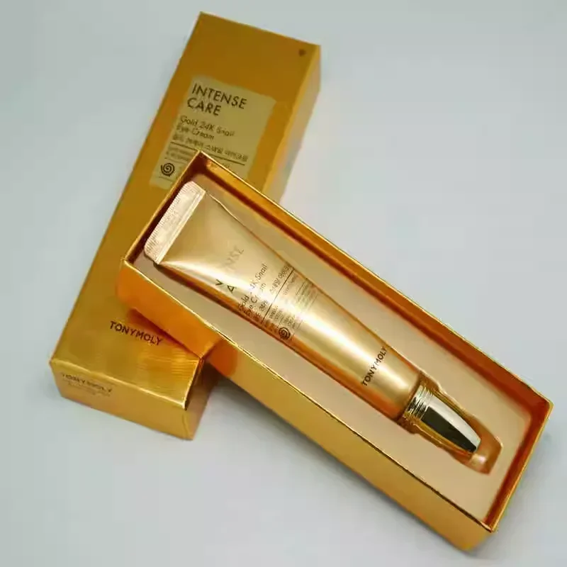 Tonimoly 24-каратный золотой крем для глаз с улиткой увлажняющий питательный удаления