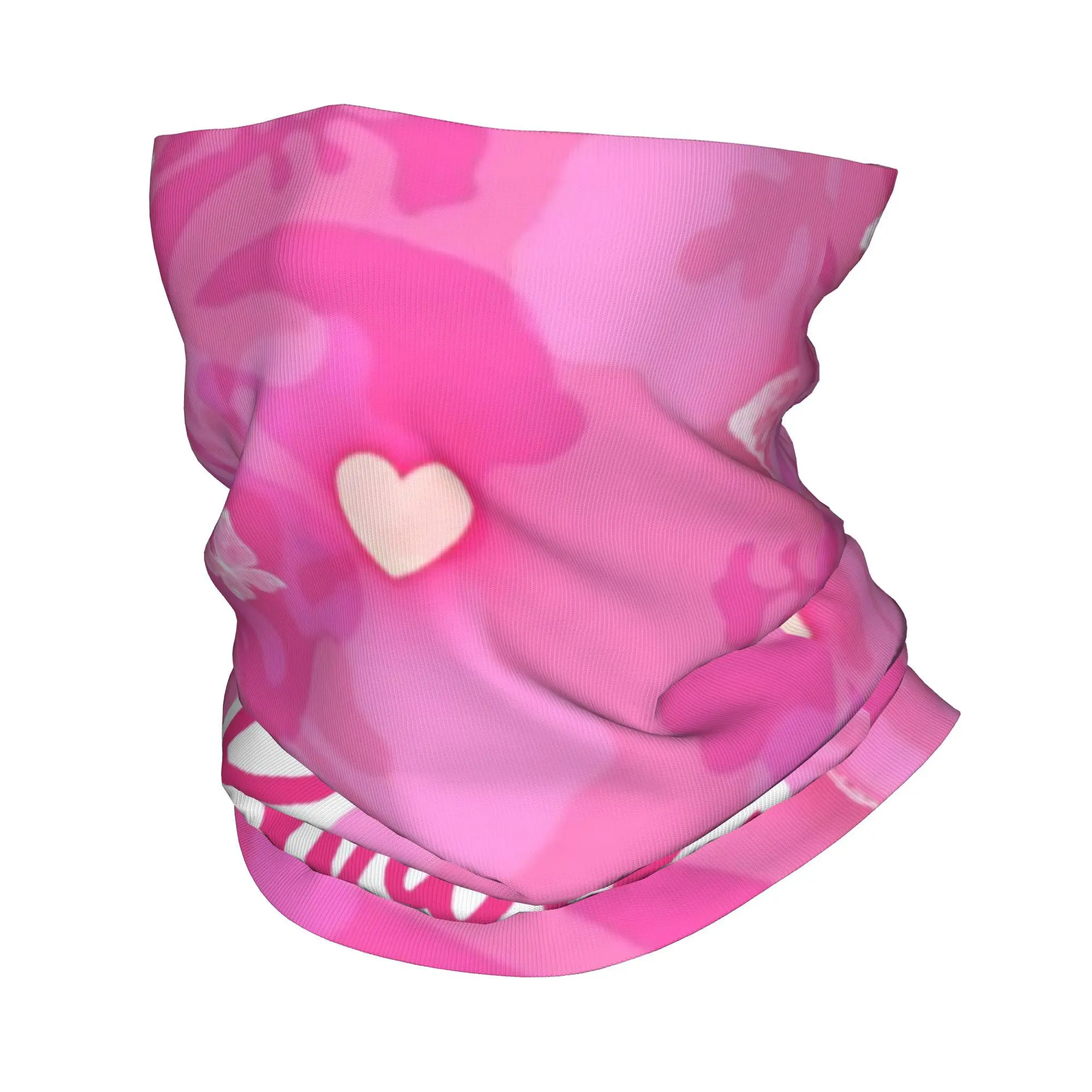 Custom Anime Cartoons Barbie Neck Gaiter Women Men UV Face Shield Winter Bandana Scarf for Cycling