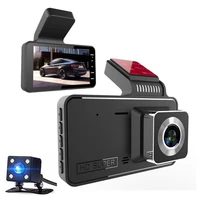 dual lens camera 4 0 inches hd 1080p dash cam loop recording parking reversing cam dvr car accessories black box dashcam for car