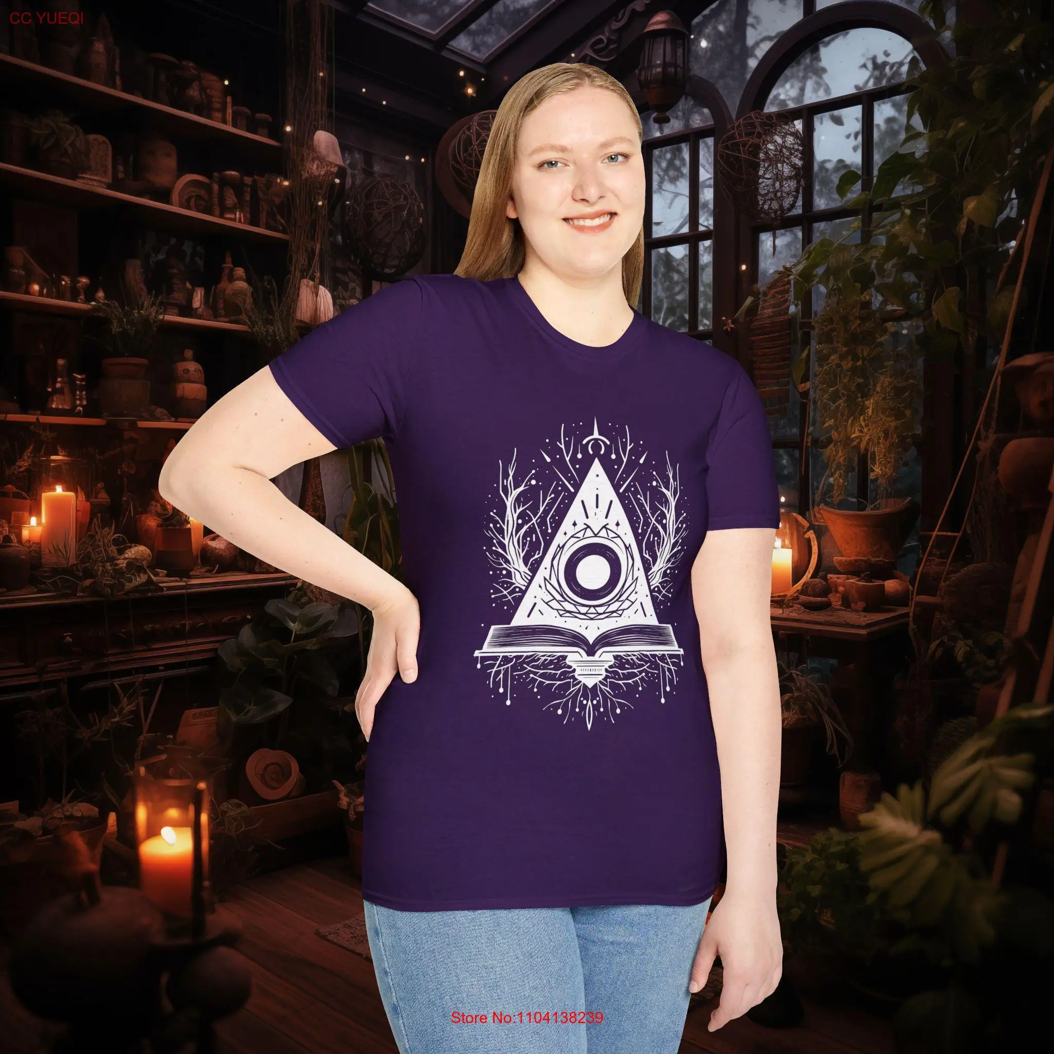 Футболка с логотипом Grimoire Dark Academia и Whimsigoth модный фэнтезийный волшебный дизайн