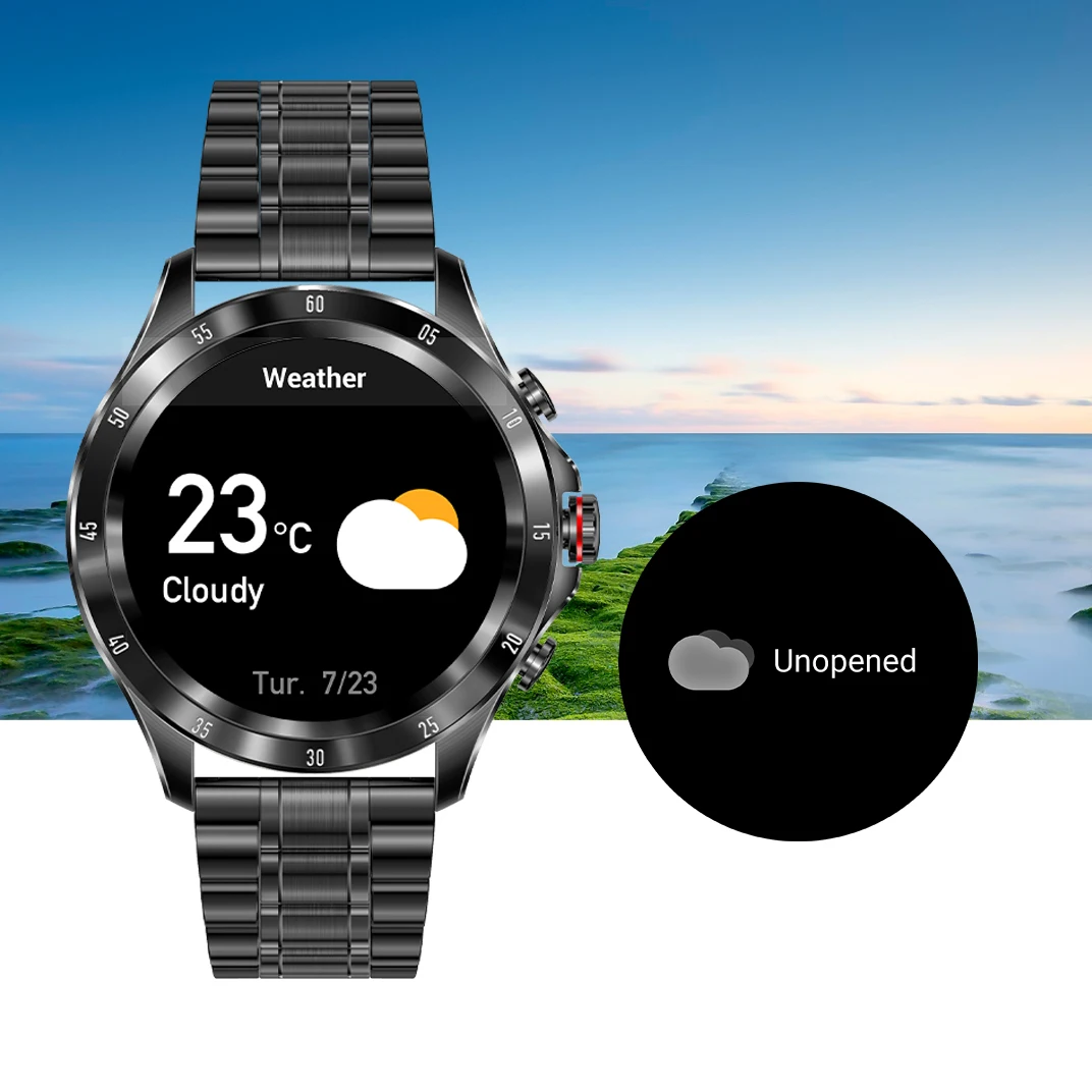 

Мониторинг здоровья мужские умные часы Max7 с Bluetooth, мужские часы с термометром и трекером, спортивные умные часы для мужчин