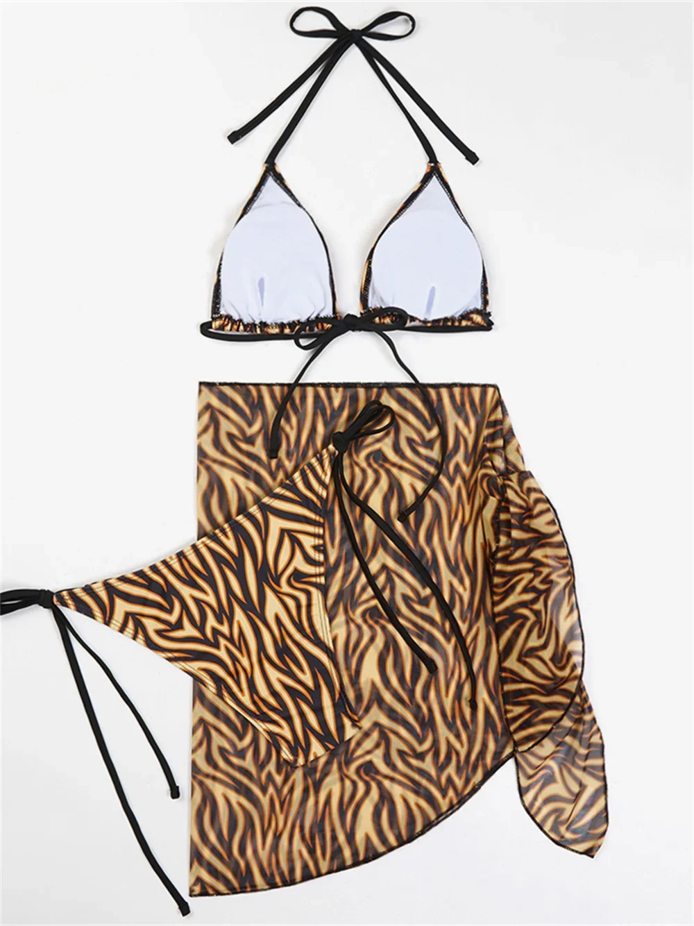 Горячее пламя бикини с открытой спиной Купальники женские микро стринги
