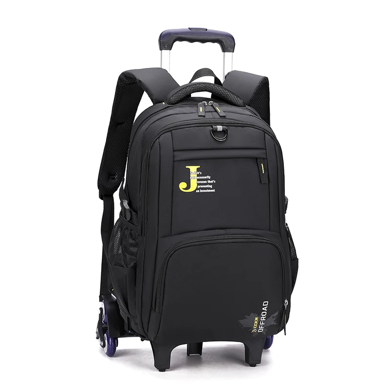 Дорожный чемодан на колесиках для мальчиков, рюкзак на колесиках, школьный ранец на колесиках для детей