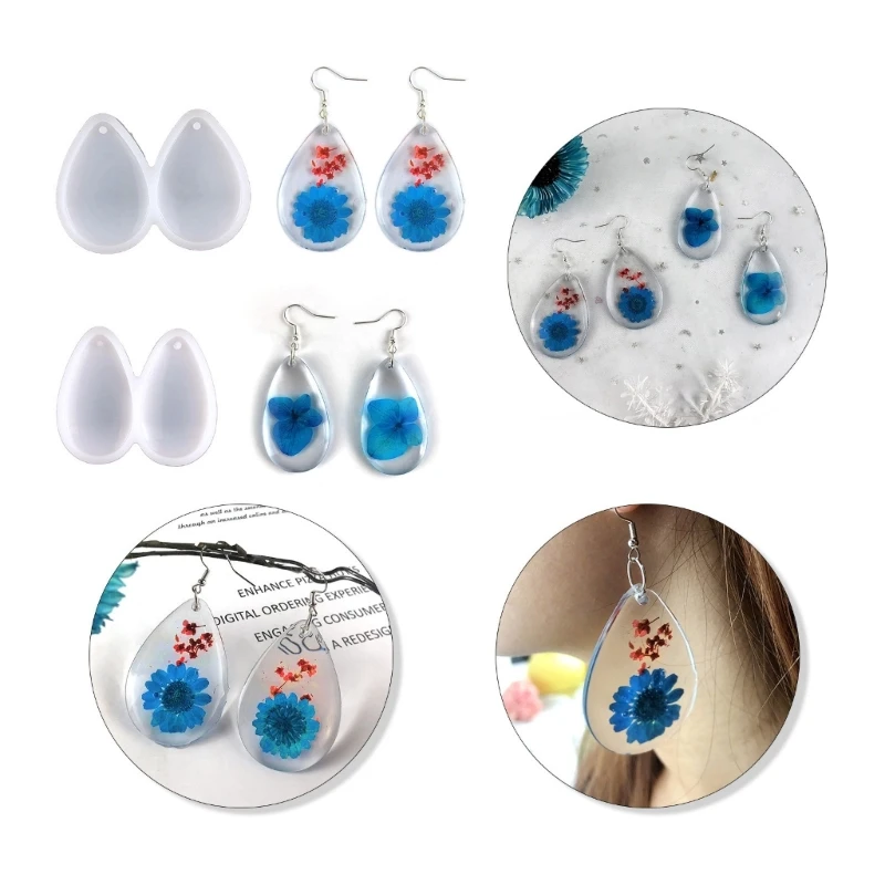 

Jewelry Casting Molds,Silicone Pendant Resin Mold Round Epoxy Resin Casting Mold for Earrings Necklace Keychain Making