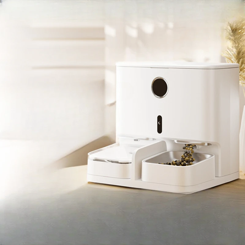 

Intelligent all-in-one cat drinking water feeding integrated automatic feeder cat pet feeding water feeder