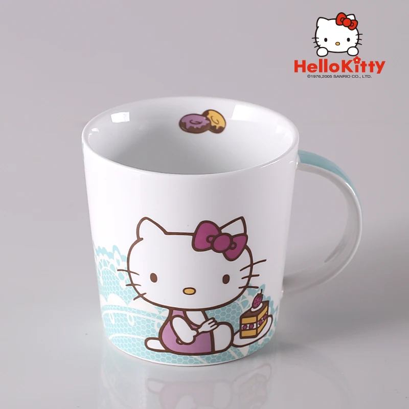 

Hello Kitty Cartoon Loveliness Cartoon Water Cup Ceramic Mug Mug Coffee Cup Large Capacity Mug