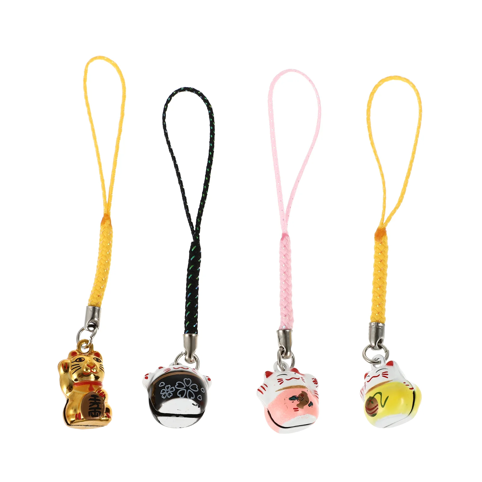 

Cat Keychain Key Lucky Japanese Pendant Ring Fortune Decor Keyring Cartoon Hanging Fengshui Amulet Charms Charm Chain Beckoning