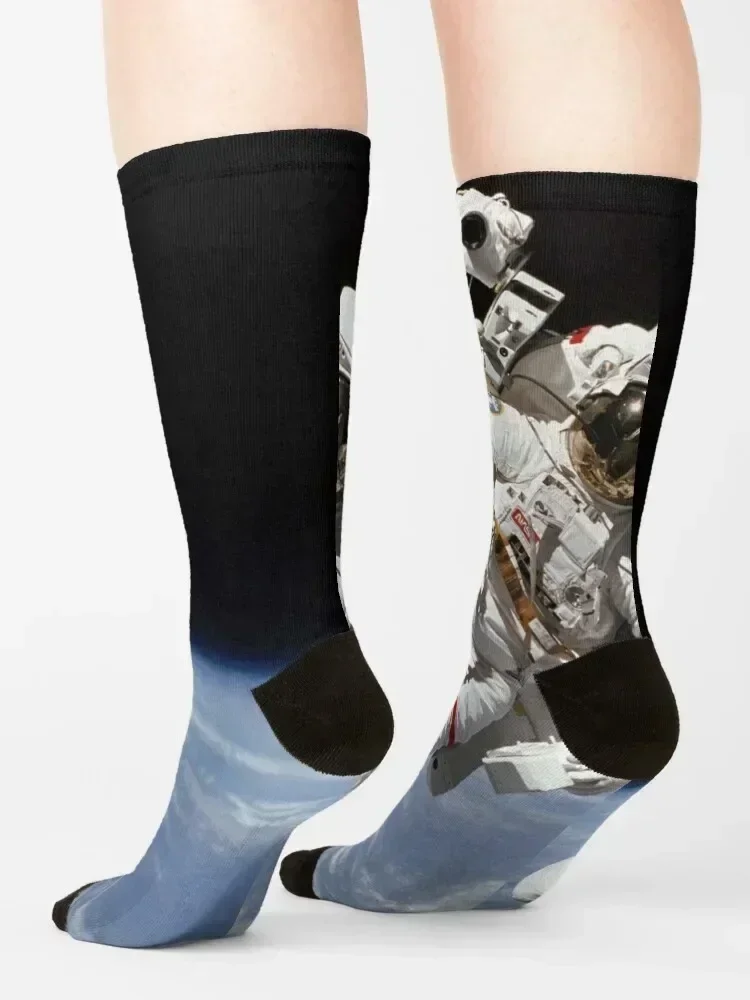 Астронавт Брюс Маккандерс на первом везде Untethered Spacewalk Носки Обувь МОДНЫЕ Мужские