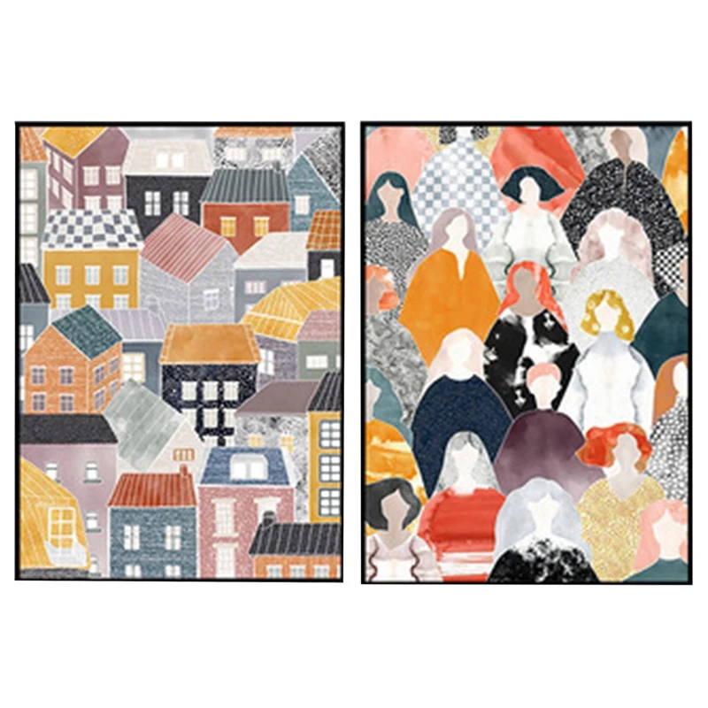 

Постер LBER Art в скандинавском стиле, красочная Картина на холсте с цитатой для дома, гостиной, домашний декор