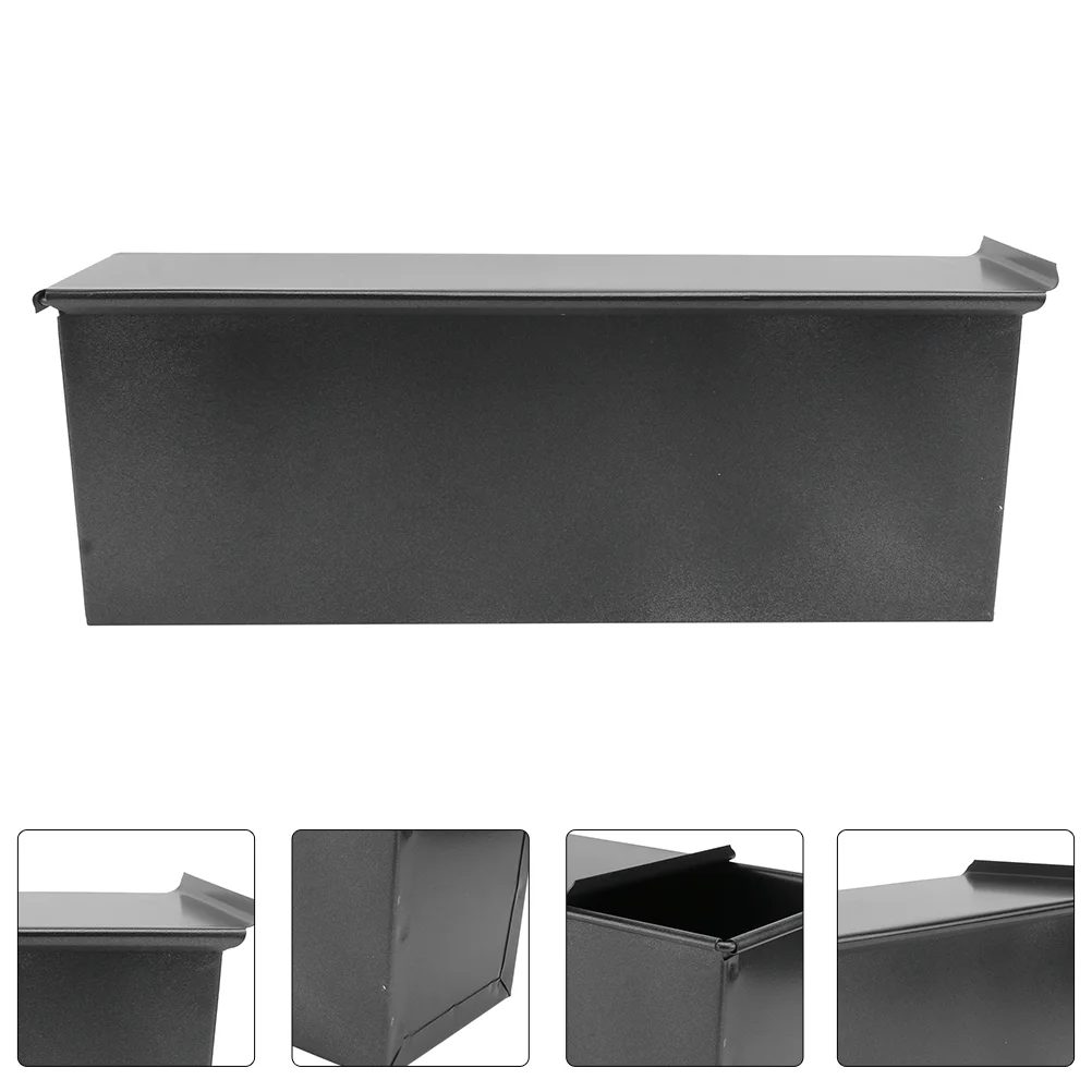 

Cake Pan Toast Box Silicone Candy Molds Covered Loaf Iron Kitchen Baking Supply