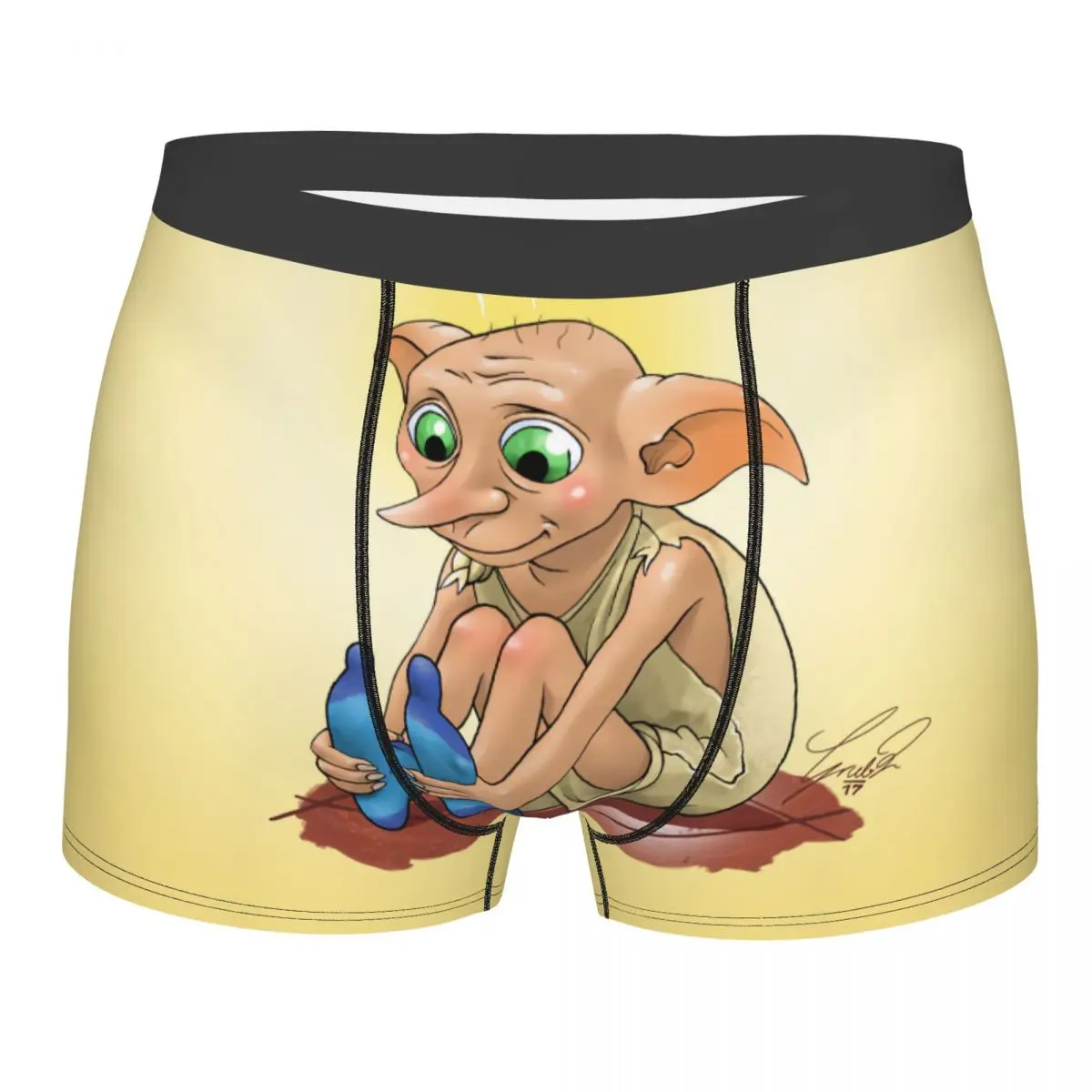 

Новинка, Dobby-Хэллоуин, мужские удобные волшебные трусы, нижнее белье