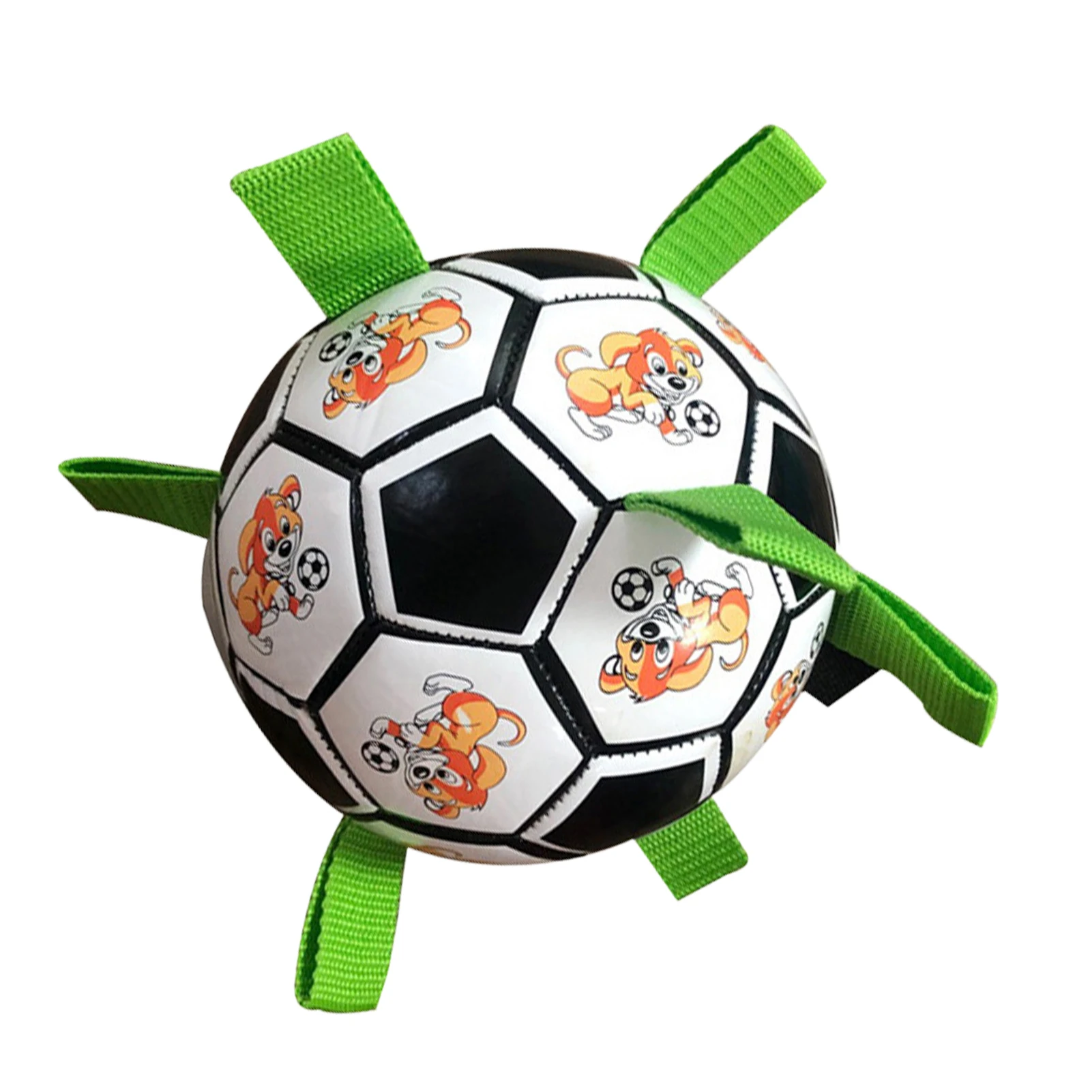 

Мяч для собачьего футбола с ремешками, мяч для собачьего футбола для дома и улицы, интерактивные игрушки для собак, мячи для собак, забавная ...