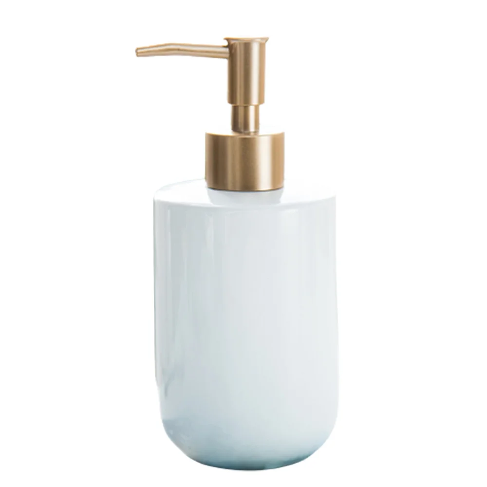 

Bathroom Hotel Toilet Soap Dispenser, Portable Refillable Liquid Shampoo and Lotion Tank(White A)