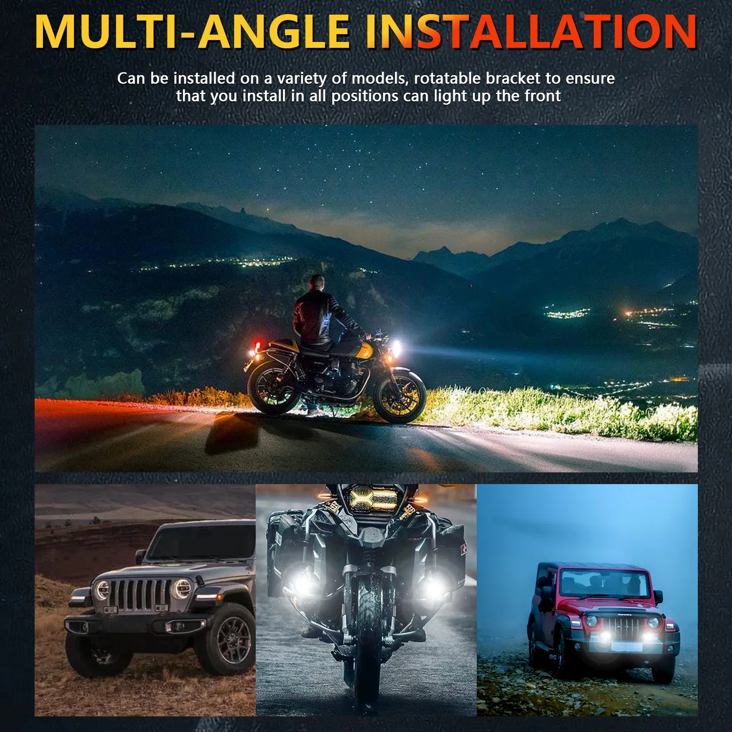 HYNBYZJ 3 дюйма красный синий 60 Вт рабочий светодиодный для транспортных средств