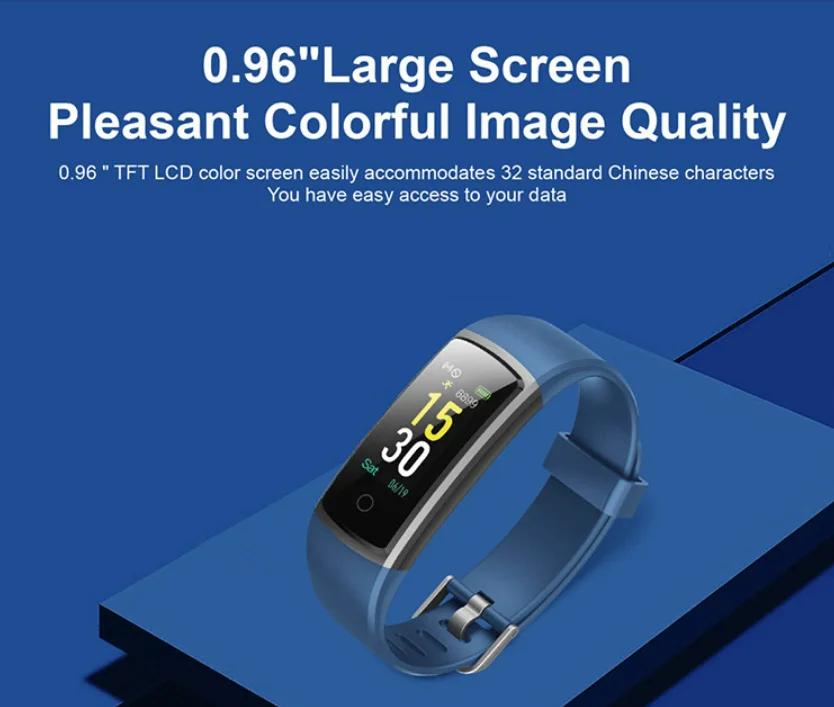 

Смарт-браслет с пульсометром и тонометром, водостойкий