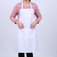 kitchen apron waterproof new lady women white cleanroom chef pattern cotton custom pinafore home sleeveless baking apron