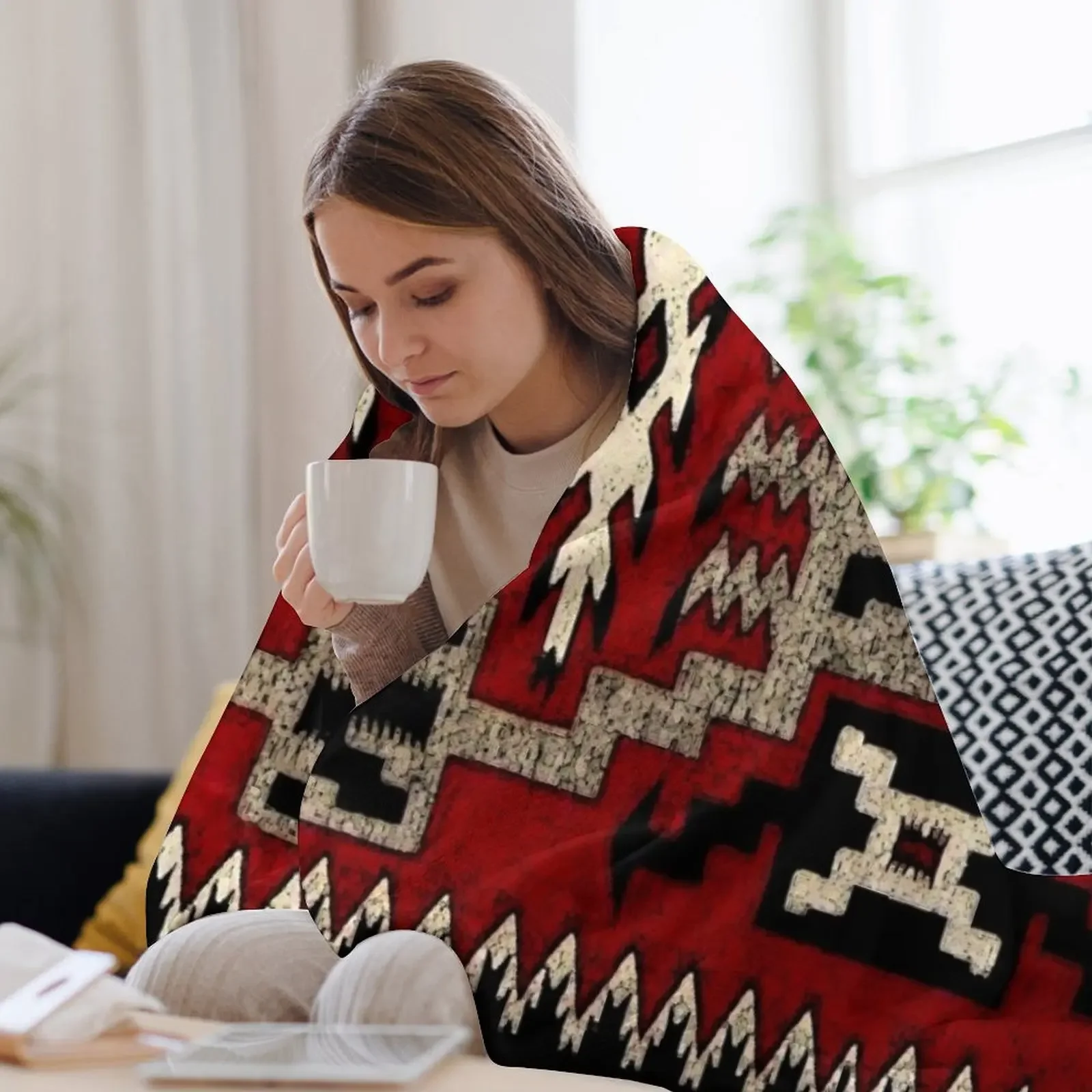 Пушистое одеяло Aztec Nation 10