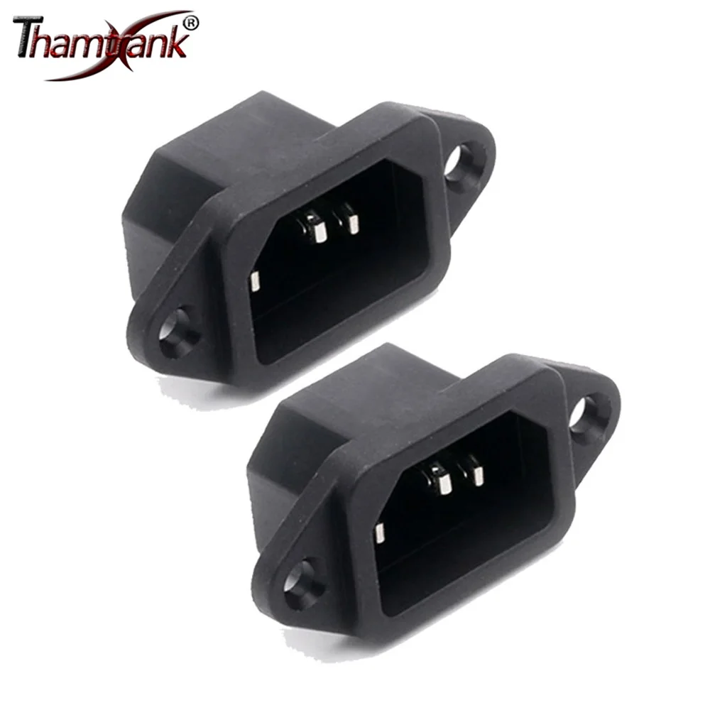 

10 шт./лот AC штекер панельный разъем питания 3 штыря IEC320 C14 вход 250V 15A адаптер оптовая продажа