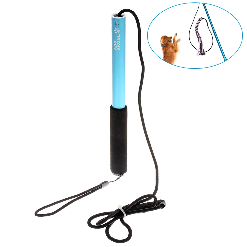 

Телескопическая игрушка для собак, Интерактивная Выдвижная веревка для собак, хвост для щенков, тренировочная палочка, ошейник, инструмент...