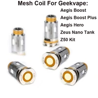 replacement mesh coil for geekvape aegis boost aegis boost plus hero zeus nano tank z50 kit coil head b series coils core 5pcs