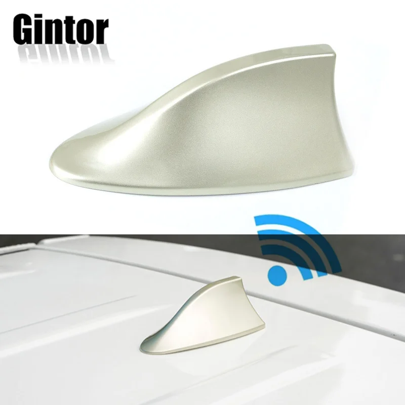 

Автомобильная антенна плавник акулы Декор Крыши радио антенна на FM сигнальные антенны для Ford Fiesta Kia BMW Citroen C4 Mini Cooper Opel Astra