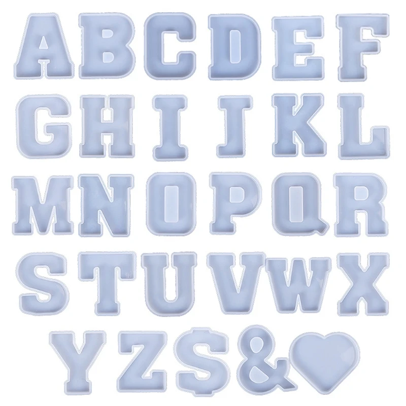 

Форма для литья ювелирных изделий, 26 алфавитов