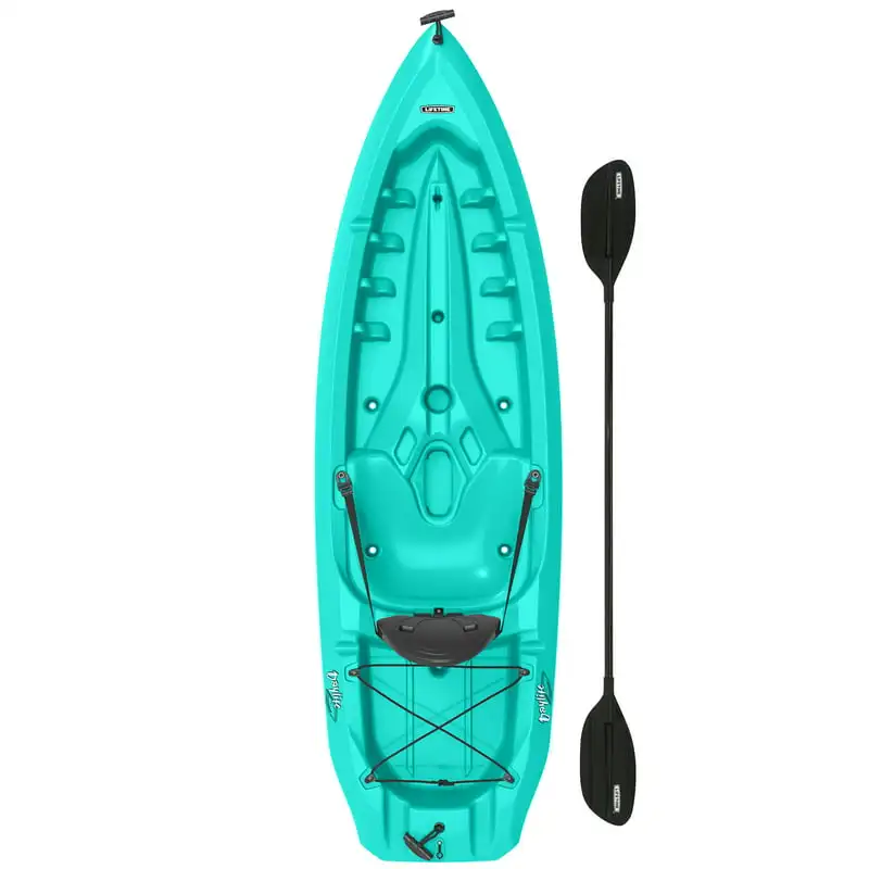 

8 ft Sit-On- Kayak (Paddle Included), Teal Underwater camera for fishing k Fishing carp