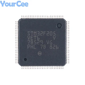 STM32F STM32F205VET6 LQFP-100 Cortex-M3 32-bit Microcontroller MCU 120MHz 512KB Flash RAM 132KB Micro Controller Chip IC