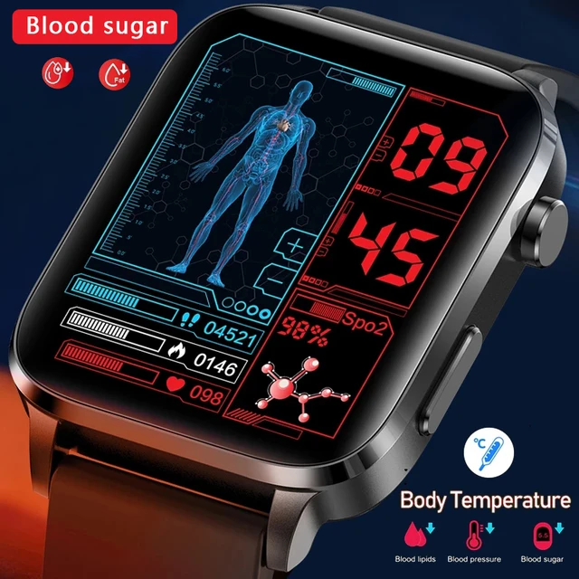 Smart Watch Men Blood Sugar Sangao Laser Treat Health Heart Rate Blood Pressure Sport Smartwatch Women Glucometer Watch 1