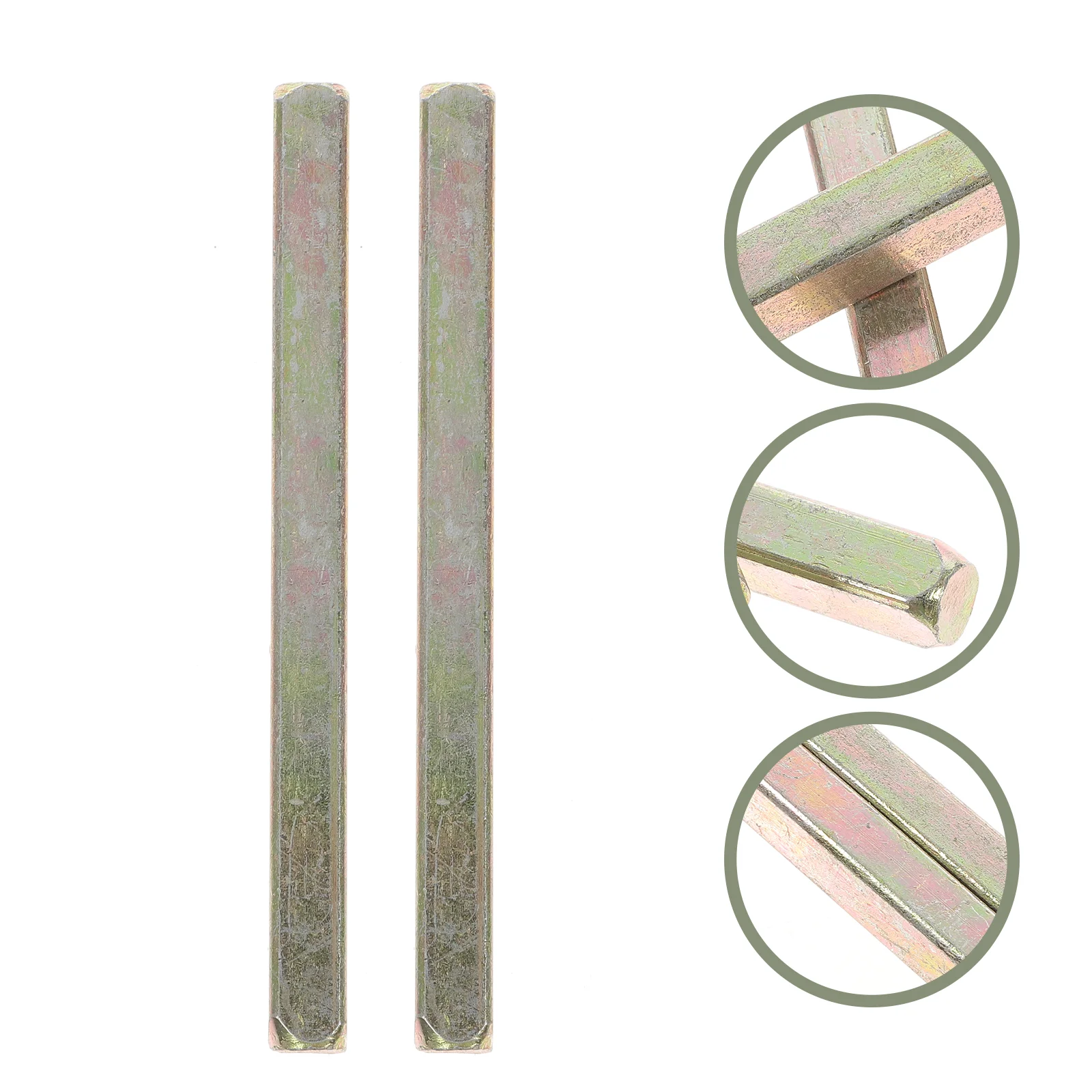 

2pcs Old Door Knob Replacement Door Spindle Bar 100mm Square Spindle
