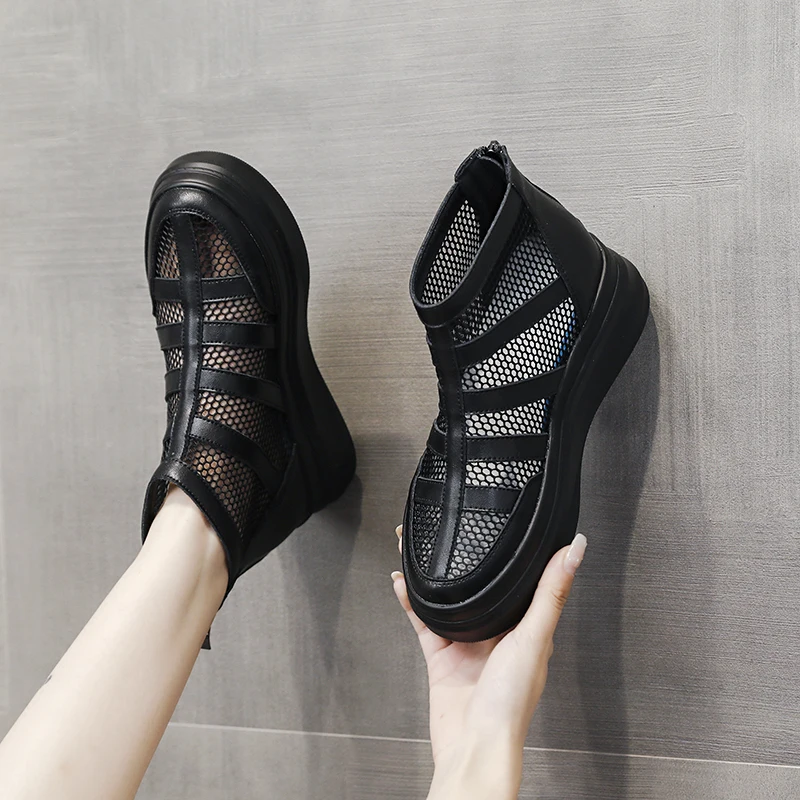 Platform Sports Shoes for Women 2023 White Casual Sneakers Girls Flats Designer Tennis Summer Footwear High Heels Athletic Shoe