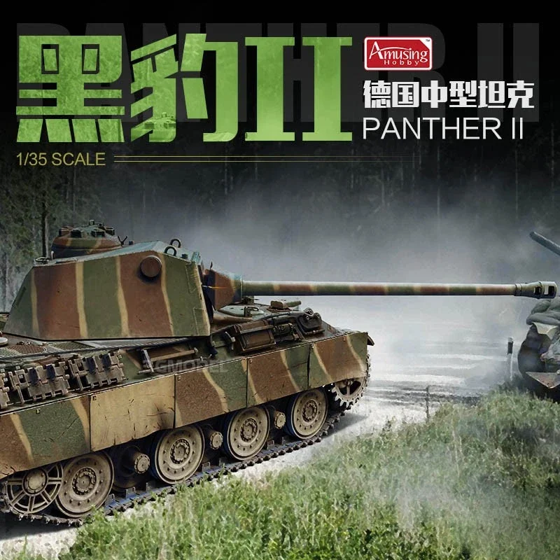 Фото Комплект модели танка для сборки забавного хобби 35A040 Black Panther 2, средний танк Рейн, металлическая турель, сборка 1/35 №1