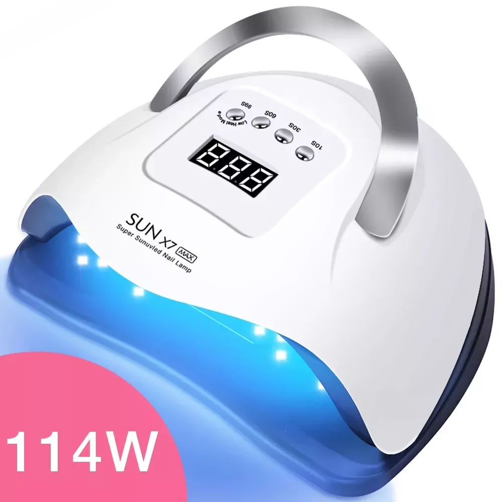 

NEW2023 UV LED Nail Lamp Nail Dryer 57 LEDs Lamp Quick Drying Nail Gel Polish Manicure Pedicure Professional Nail Salon Lamp Dry
