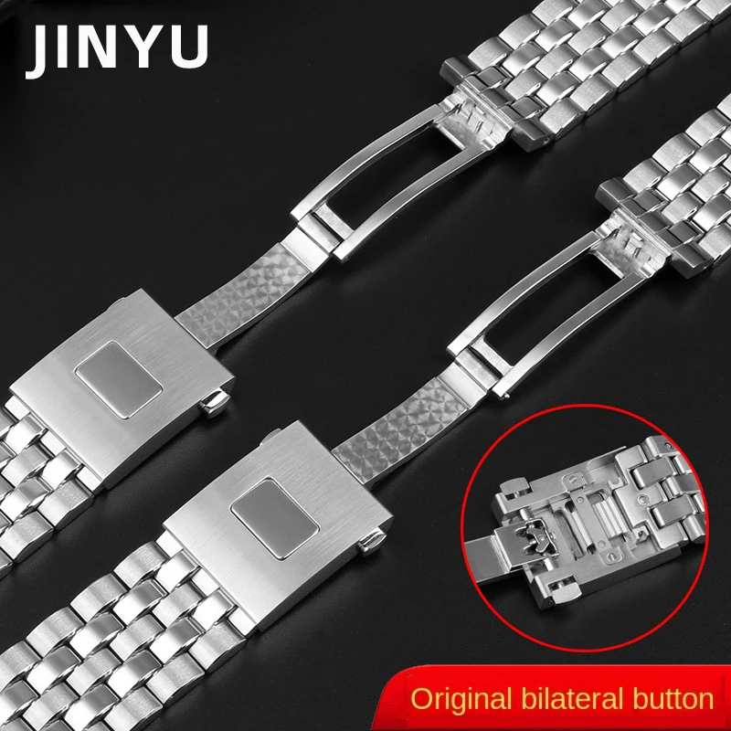 Higt quality Stainless Steel Watchband for IWC Pilot Mark 17 18 IW377714 IW377717 IW377710 Watch Strap Bracelet for Men 20mm 21m